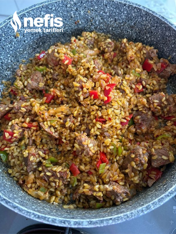 Etli Bulgur Pilavı