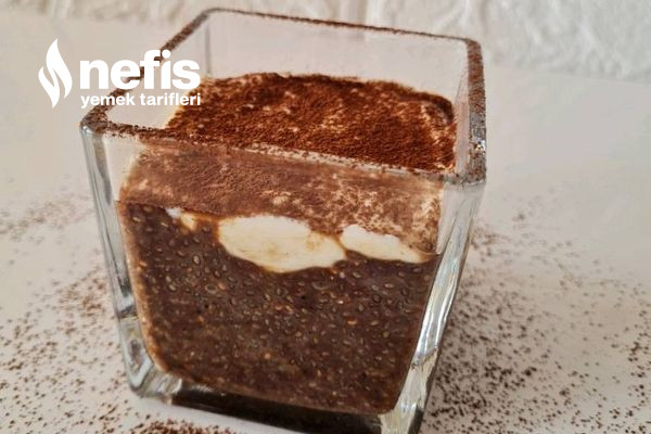 Tiramisu Tadında Chia Puding-image