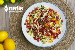 Narlı Beyaz Lahana Salatası Tarifi