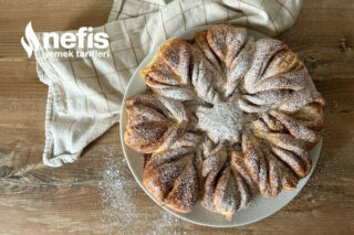 Tarçınlı Çiçek Çörek (Videolu) Tarifi