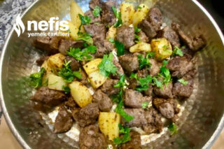 Ciğer Tava Haşlanmış Patatesli Ve Baharatlı Tarifi