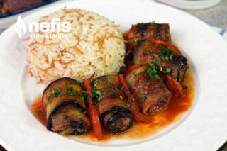 Kıymalı Patlıcan Sarma Tarifi