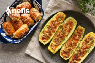 Çift Hazneli Airfryer’da Kabak Sandal ve Milföy Börek Tarifi
