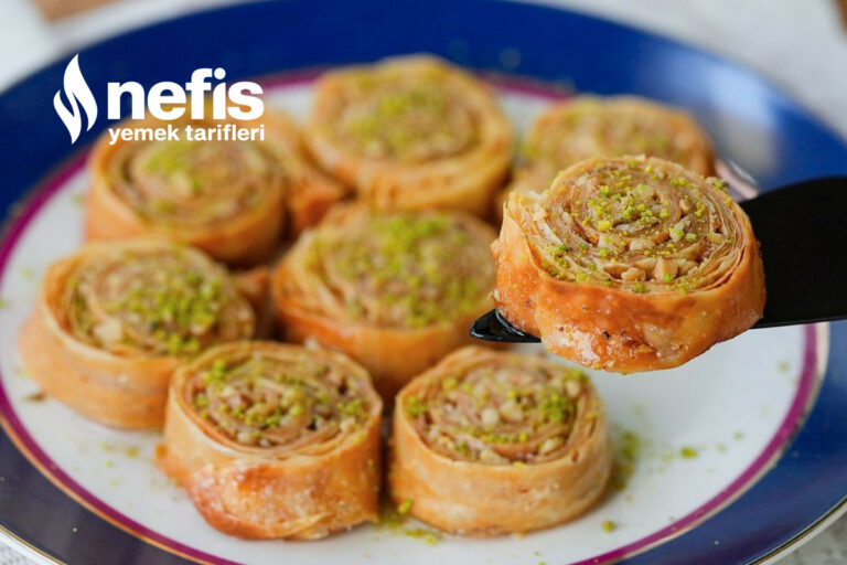 Cevizli Rulo Baklava Tarifi