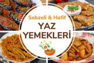 Yaz Yemekleri: Hafif, Pratik 45 Sebzeli Tarif Tarifi