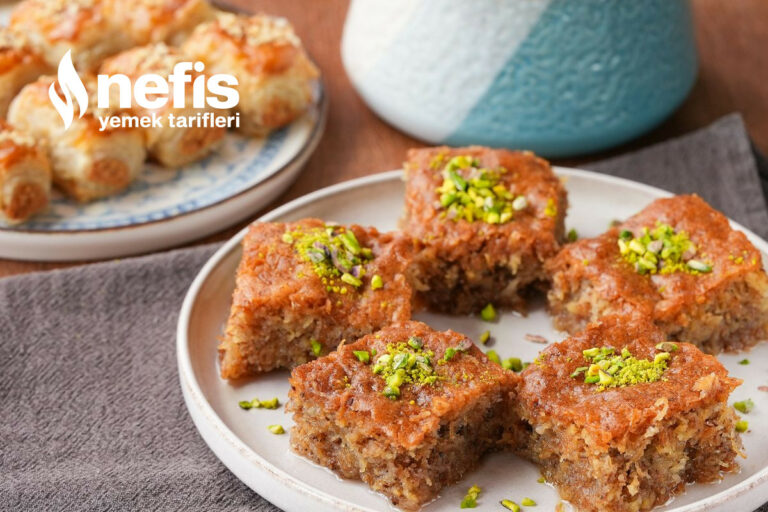 Çift Hazneli Airfryer’da Kadayıflı Kek ve Samsa Tatlısı Tarifi