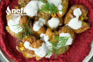 Çift Hazneli Airfryer’da Pancar Mezesi ile Smash Patates Tarifi