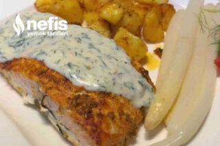 Dereotlu Soslu Somon Balığı ( Lachs ) Tarifi