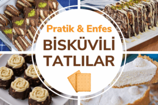 Petibörlü Tatlılar: Pratik, Enfes 40 Bisküvili Tarif Tarifi