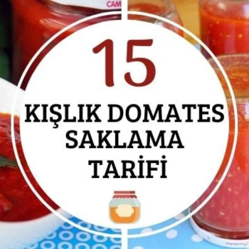 Kışlık Domates Saklama