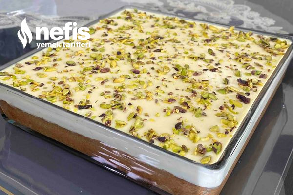 Beyaz Çikolatalı Kahveli Borcam Pastası Tarifi