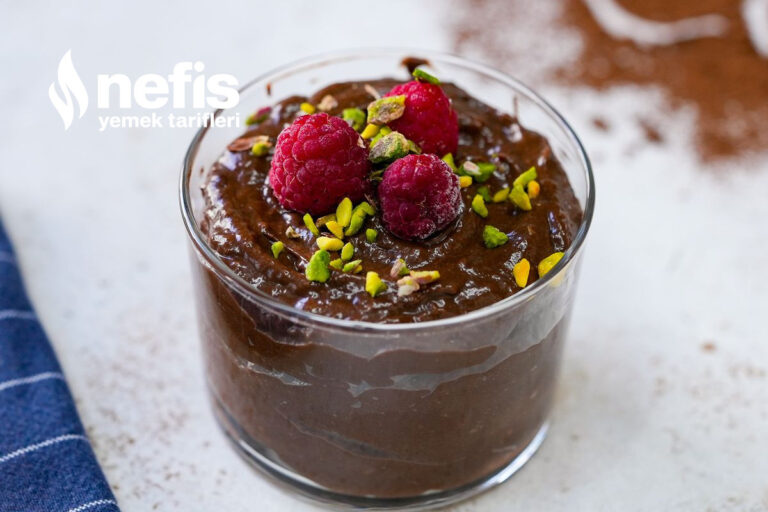 Pişmeyen Avokadolu Puding Tarifi