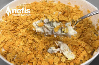 Cipsli Arpa Şehriye Salatası