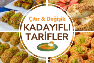 Tel Kadayıflı Birbirinden Şahane 45 Tarif Tarifi
