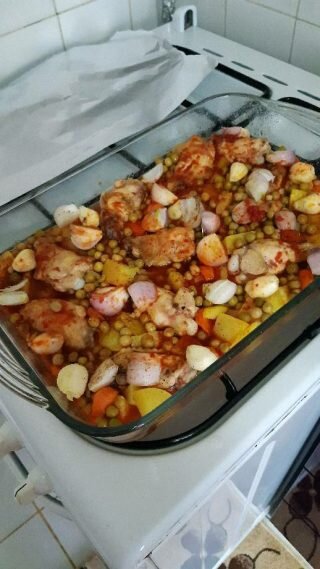 Fırında Bezelyeli Tavuk Baget Tarifi - Nefis Yemek Tarifleri